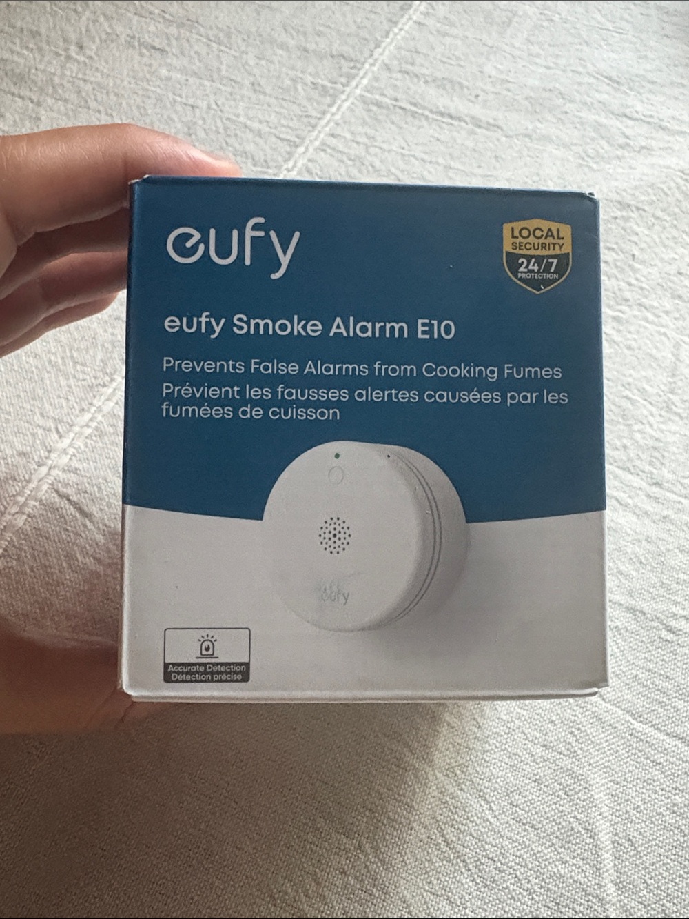 Eufy E10 mini travel Smoke Alarm - White